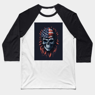 American Skull Baseball T-Shirt